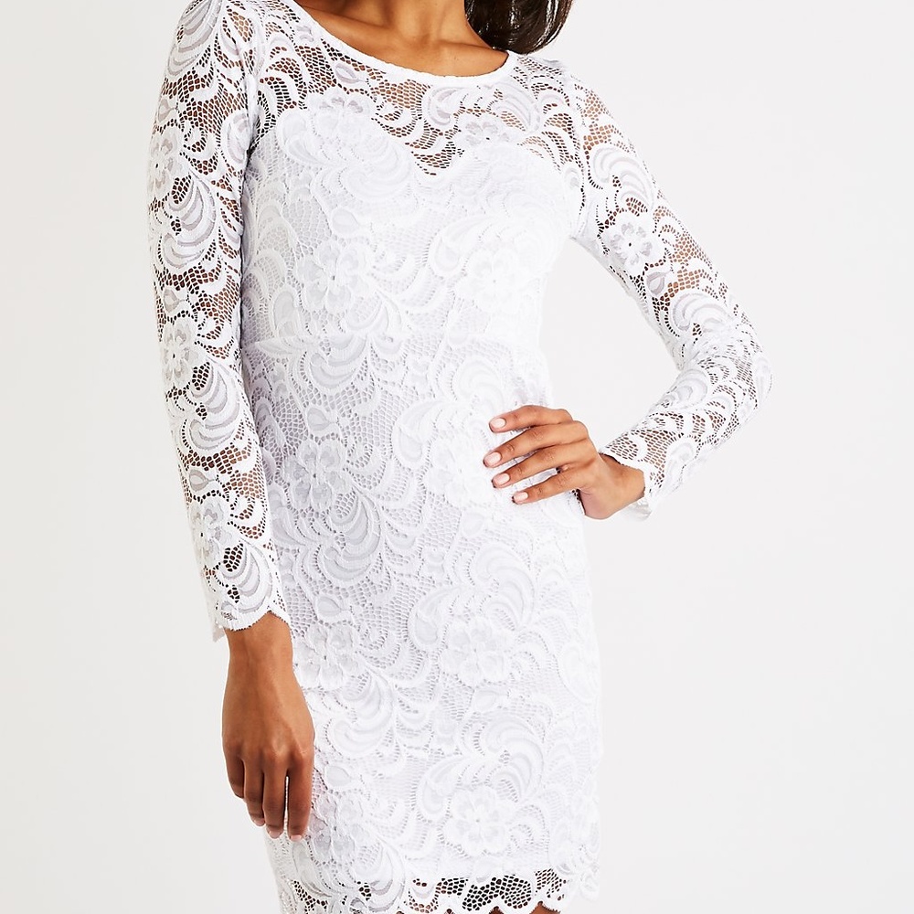 Brand New Floral Lace Bodycon Dress❤❤🌹👗👗 - Picture 4 of 8